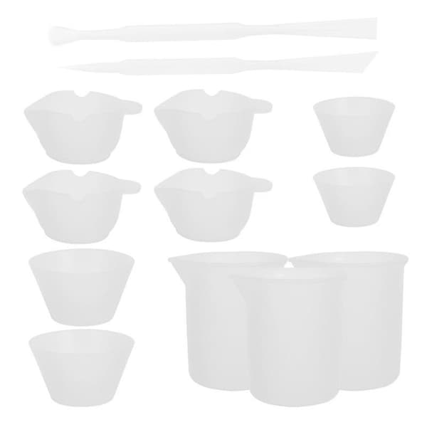 1 set Silikon Mätkoppar Verktygssats