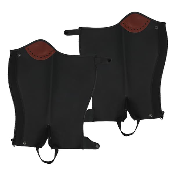 2st Läder Half Chaps Ridning Half Chaps Benskydd för vuxnaXXL