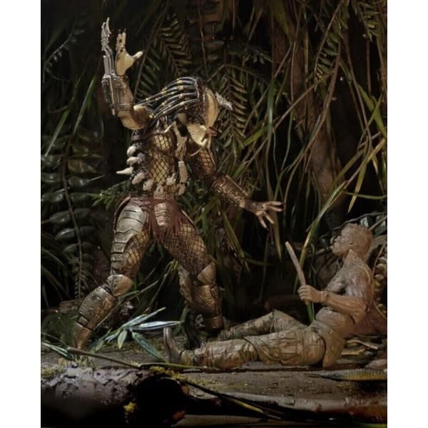 [BT02]Predator Jungle Hunter Ultimate 7\" 1:12 Actionfigur - Deluxe Samleobjekt