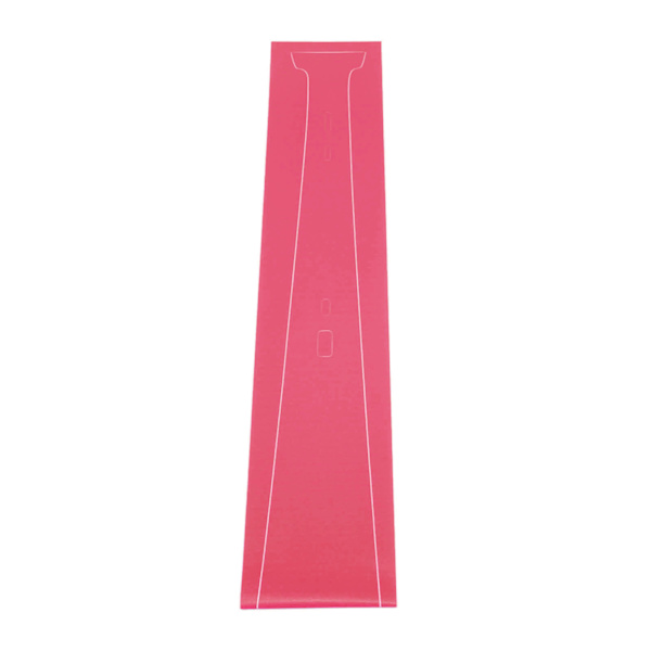 Midtskin for PS5-konsollen, ripesikker, integrert midtre stripe, klistremerke, konsollens midtre del, beskyttelsesstripe, film, rød
