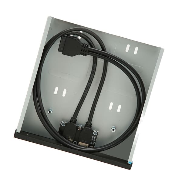 USB 3.0 Hub 5.25in Frontpanel med 2 porte 19pin 5Gbps til PC Computer Case