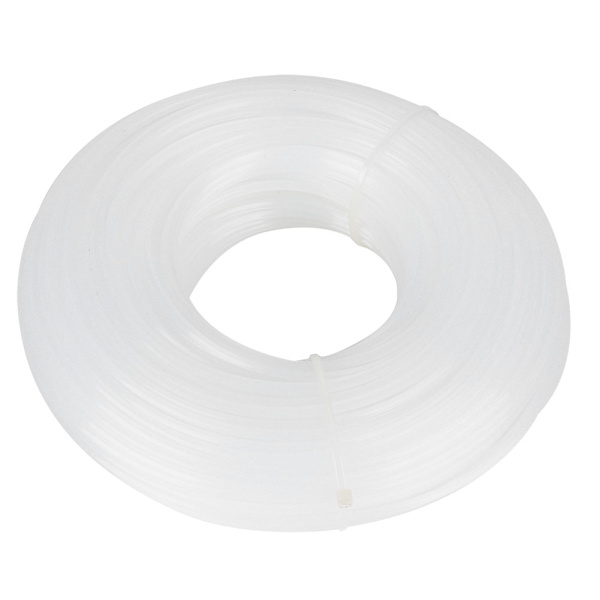 3mm x 60m Hvid Kvadratisk Trimmer Line Græs Klipper Tilbehør Klippe Line Reb Udskiftning