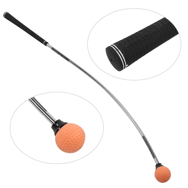Golf Swing Trainer Stick A363 Orange Gummi Inomhus Putting Utrustning
