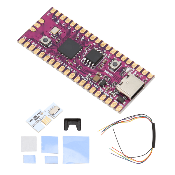 för RasPi Board Dual Core 264KB ARM Cortex M0+processor Flexibelt mikrokontrollkort med SD2SP2 SDLoad SDL-adapter Vit