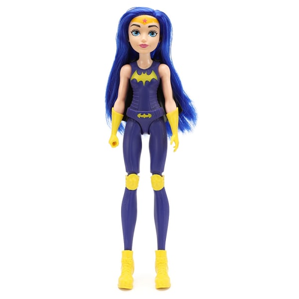 Blåt hår tegneserie superhelt Wonder Woman Supergirl Barbie dukke pige legetøj
