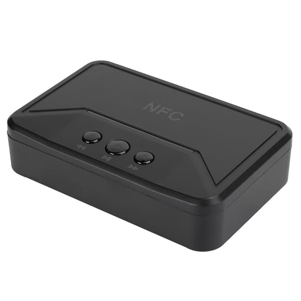 Bluetooth 5.0 USB Audio Receiver Trådløs NFC til Højttaler Plug and Play Sort