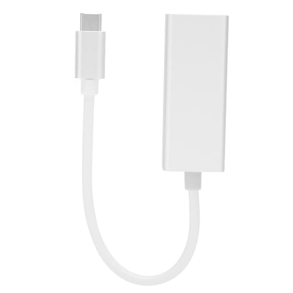 USB C til Ethernet Adapter 1000M Gigabit Aluminiumlegering Kablet Netværksadapter til Computer Hot Plug Driverfri