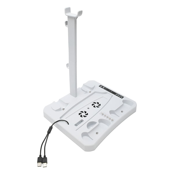 Controller Ladestation Aftageligt beslag Konsol Kølestander Dual Charger Dock til PS5 VR2-W