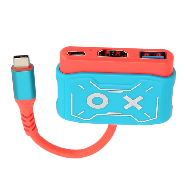 USB-C till HDMI Videokonverter 3-i-1 HD 4K Plug and Play Konverteradapter för Switch för MacBook