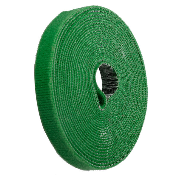 (1 rulle/grøn specifikation: bredde 20 mm*5 meter) Velcrobånd til multifunktion (pakkestørrelse: 10*10*3 cm)