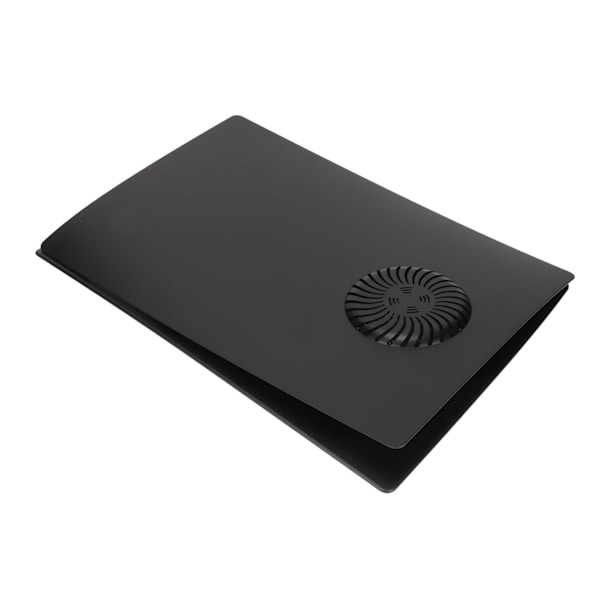 Spelkonsolpanelplatta Frostad Svart Ersättning Konsolpanelplatta Skal med Thermovent för PS5 Digital Edition