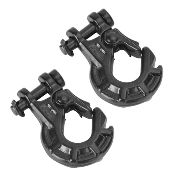 2 st. Fjärrstyrd Modellfordonstillbehör Metallvinschkrok 1/10 Släpkrok för RC4WD Warn