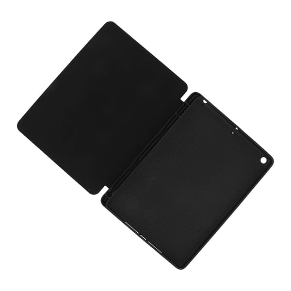 Slim Soft Plastic TPU Hard Back Shell Stand Cover för iPad 10.2 7:e 8:e 9:e generationen 2020 2021 Svart
