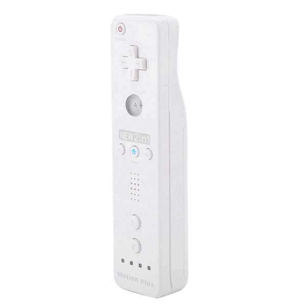 Somatosensorisk spillhåndtakskontroller håndkontroll innebygd akselerator for Nintendo Wii WiiU(White)- W