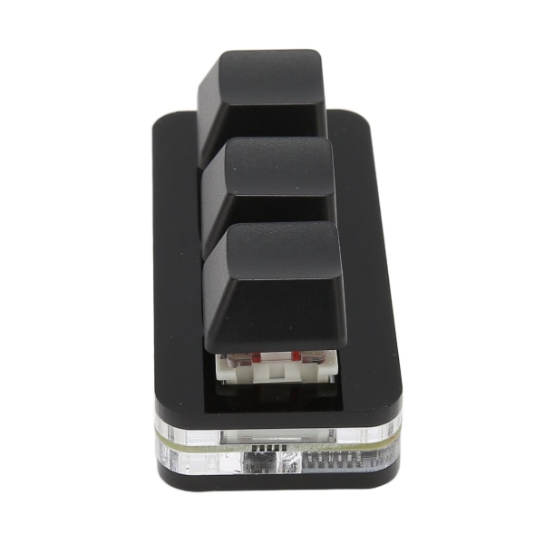USB 3 Key Mini Keypad RGB LED-taustavalo tukee Hot Swap OSU HID -makroohjelmointinäppäimistöä Windowsille OS X:lle Linuxille Musta