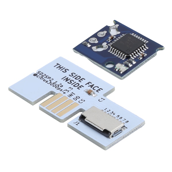 Chip SD2SP2 Micro Minnebrikkadapter Mini Disc DVD Tilbehørsett for NGC Spillkonsoll Hvit