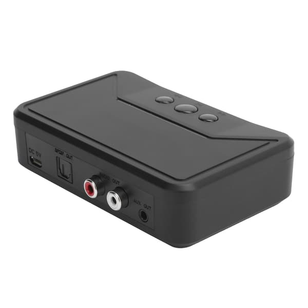 Bluetooth 5.0 Stasjonær Lydmottaker Lav Latens 3.5mm AUX Optisk SPDIF Adapter