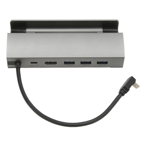 USB-C-dockningsstation 4K 60Hz 3 USB-portar 100W PD RJ45 1000 Mbps USB-C-hub Multipel adapter för Valve Steam Deck