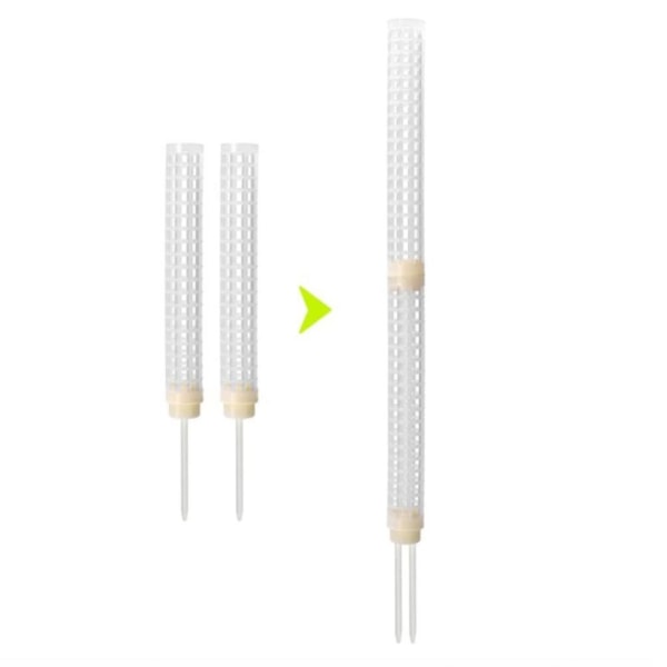 Mosspåle 25cm Plast Kokosfiber Totempåle Stick för Växtpinnar och Stöd för Klättrande Inomhusväxter
