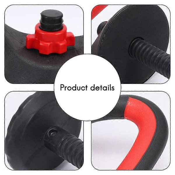 Adjustable Kettlebell Handle for Weight Plates, Multifunctional Kettlebell Grip for Dumbbell Kettlebell Push Up Black