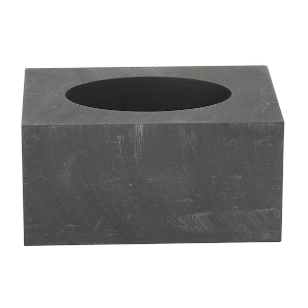 Høytemperaturbestandig grafittform for smykkeproduksjon, støpeform i form av en gullbarre (3x4x6cm)