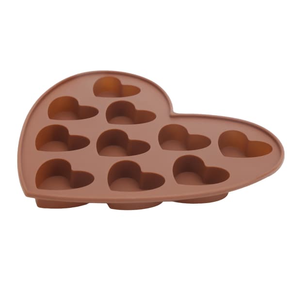 Hjerteformet silikone chokoladeforme NonStick bageform DIY kage slik bageudstyr