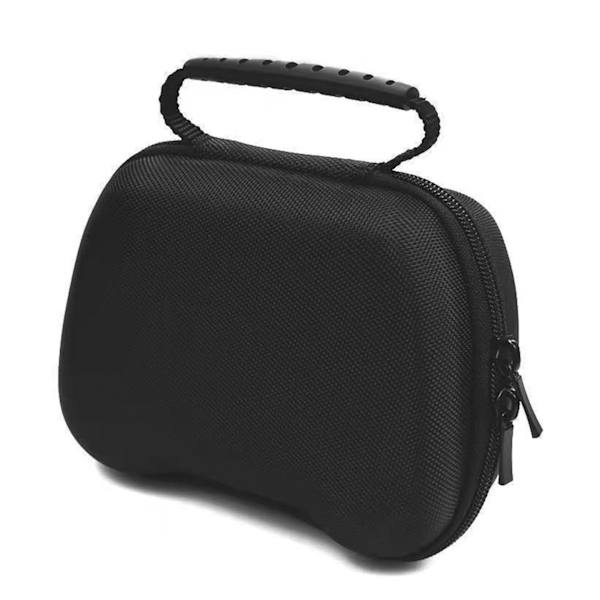 Spillbeskyttende og støtsikker oppbevaringsveske for gamepad, hardt etui for PS5-tilbehør, svart