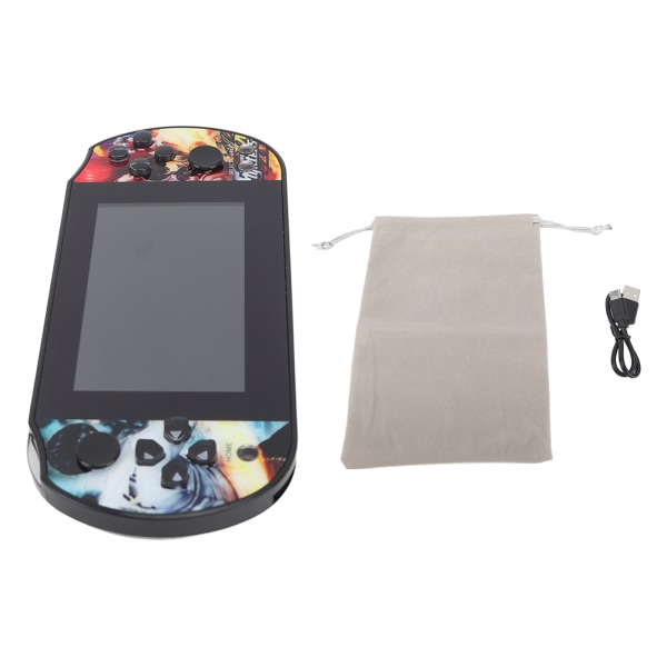 3,9 tum Handhållen Spelkonsol IPS-Skärm Olika Spel USB Laddningsbar Spelmaskin för Barn 64GB