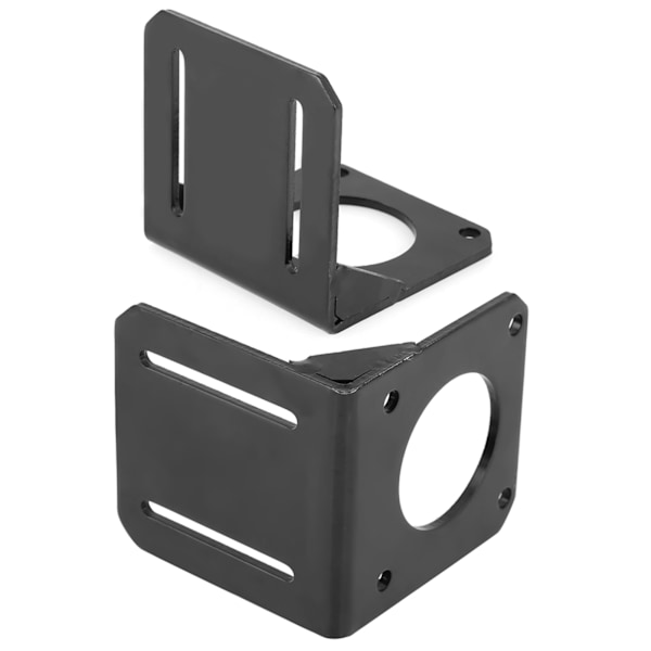1 stk Sort Rustfrit Stål Monteringsskinne til 57 NEMA23 Trinmotor - Holdbar Holder Stativ