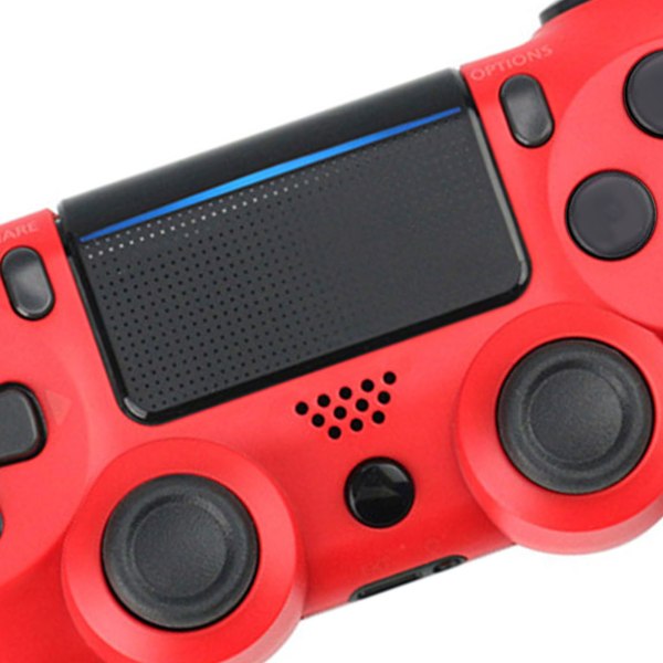 Trådløs Bluetooth-kontroller Stabil dobbeltlags krystallnøkler Forurensningsfri spillkontroller for PS4 Innebygd batteri