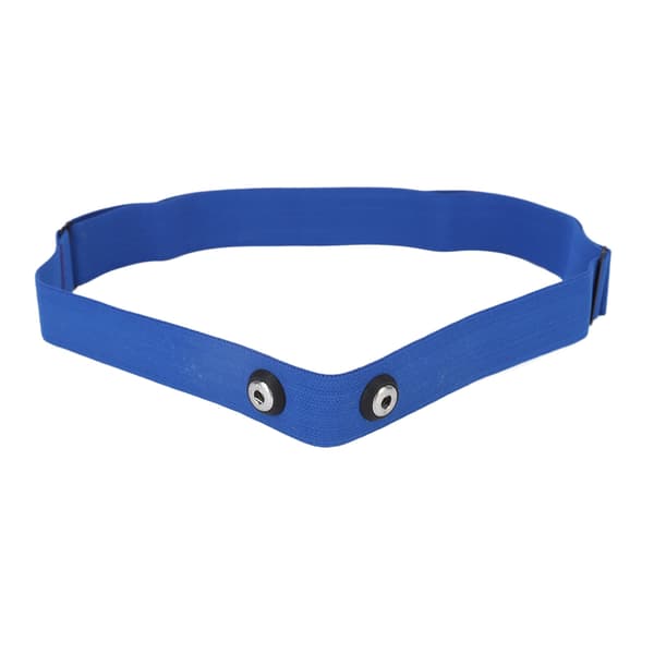 Pulsmåler Myk Stropp Bluetooth 5.3K Elastisk Bånd for Treningsovervåking Blå
