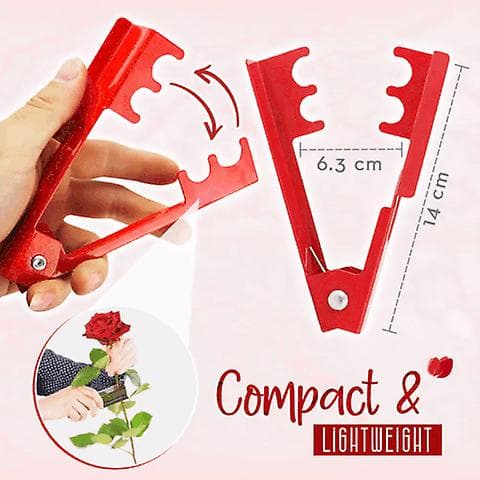 Blad Tornefjerner Klips Rose Piercing Tang Stikkfjerner Blomsterbutikk Stikk Klips og Stikkverktøy Trygt 3pcs