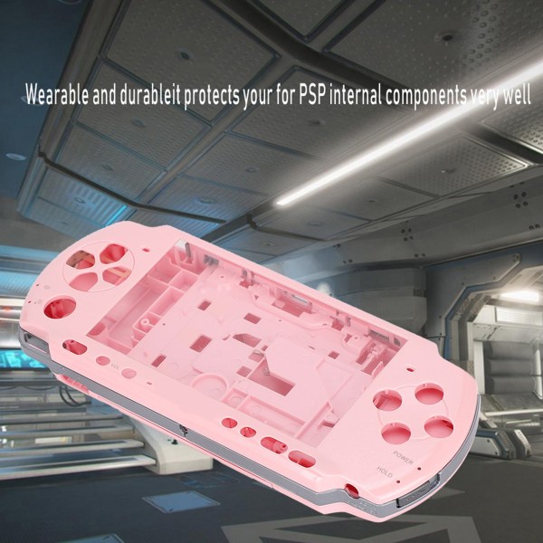 Til PSP3000 spilkonsol etui Fuldt hus Shell med skruetrækker Bærbar kompakt (pink)