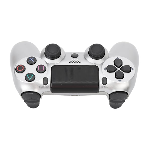 Fjernbetjening Joystick Gamepad Følsomme Knapper Ægte Vibration Forhindrer Glidning Trådløs Spilkonsol til Computer Telefoner Sølv Hvid