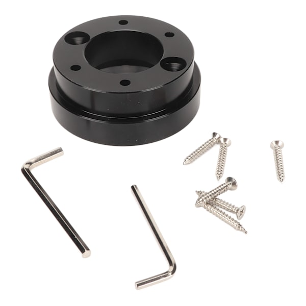 70mm Ratstyringsadapterplade Alloy Hub Adapterplade til Logitech til Momo til Sparco 13 14 tommer PCD Rat Black