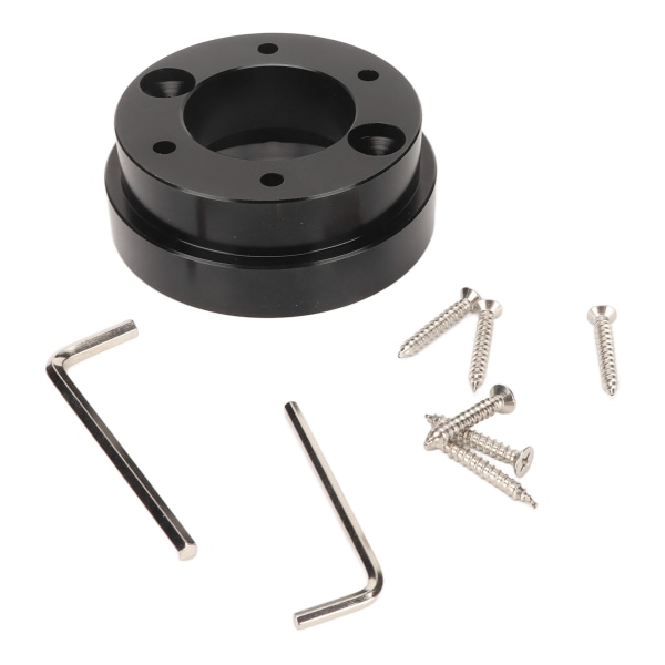 70mm Styrningshjul Adapterplatta Legering Nav Adapterplatta för Logitech för Momo för Sparco 13 14 tum PCD Styrningshjul Svart