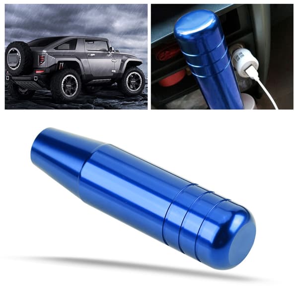 Universal Gearskifte Knapper til Bil i Aluminium 13cm Blå