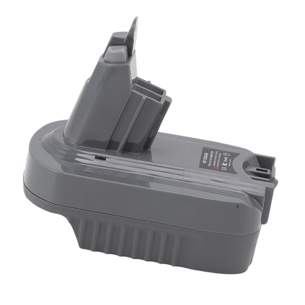 18V til 21.6V Støvsuger Batteri Konverter med Over Temperatur Beskyttelse til MT18DSV6 - ABS Adapter