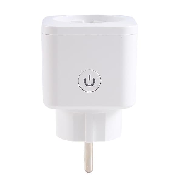 EU-plugg 16A med Graffiti Wifi Smart Socket U-plugg Fjernkontroll Timer På/Av-bryter