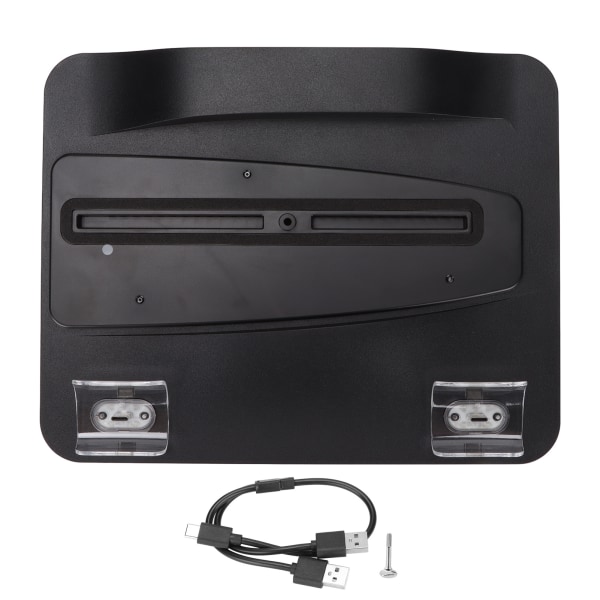 för PS5 Cooling Station 2 USB Hub-kylstation med tyst kylfläkt för PS5 för DualSense-W