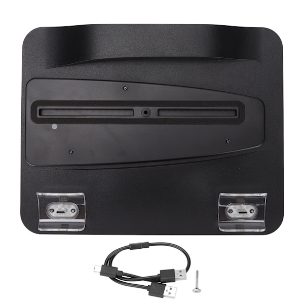 Kylstation för PS5 med 2 USB-hubbar, tyst kylfläkt för PS5 för DualSense