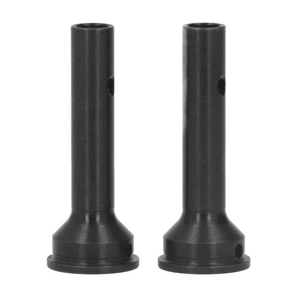 2 stk. CVD Stål Aksel 8 mm Diameter 44,5 mm Længde til Arrma 1/7 1/8 RC Bil Sort