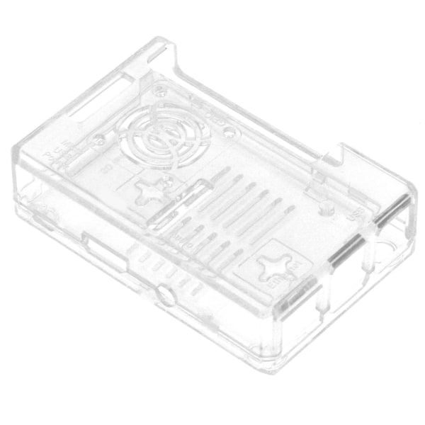 Gennemsigtigt etui til Raspberry Pi ABS-cover Beskyttende gennemsigtigt kabinettaske til Raspberry Pi 3