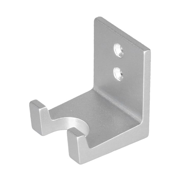 Kaffetamperväggfäste i aluminiumlegering med viskos och perforerad design - Silverfärgad hållare för dubbla ändamål
