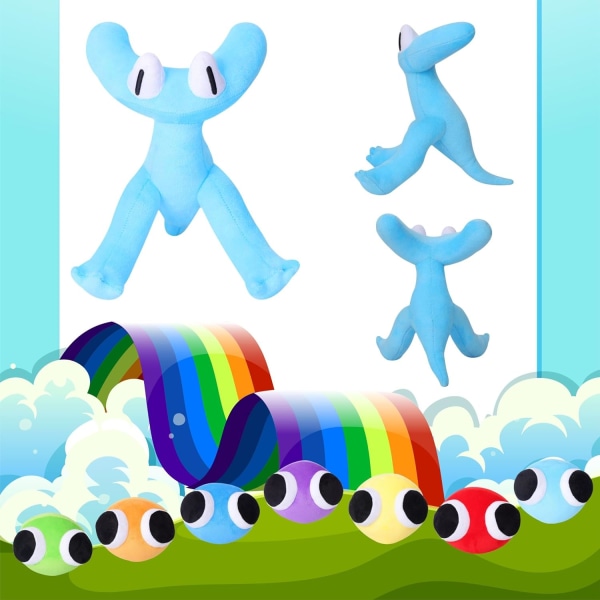 1 stk 50cm Plys, fra Rainbow Friends Plys Legetøj til fans og venner Smukt udstoppede dyreplys dukkegaver (blå)-B