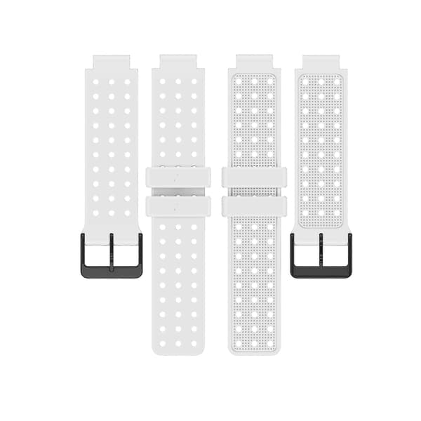 【02】Rem til Garmin Approach S20 Monokrom Urrem til Garmin Approach S20 Silikone Erstatnings Mode Armbånd til Garmin White