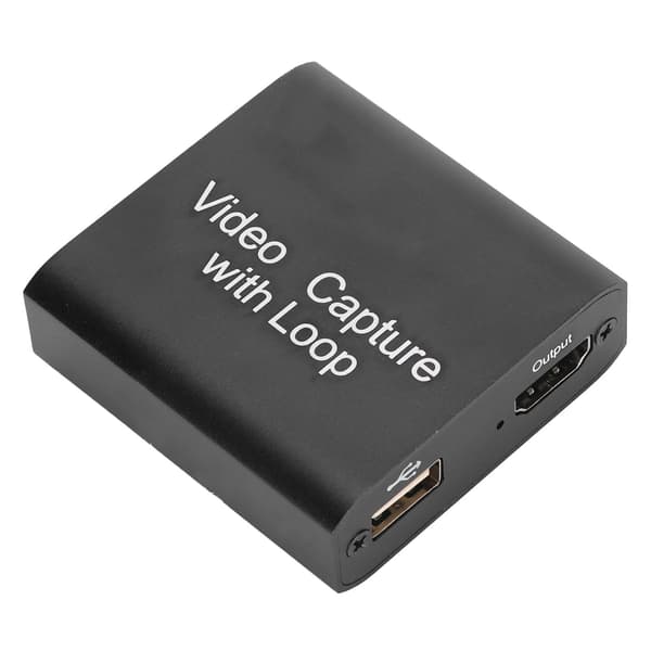 HDMI USB Video Capture Card til PS4 Switch Laptop Live Game Streaming Loop Out
