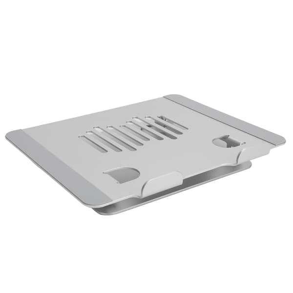 Sammenleggbart, bærbart laptopstativ i aluminiumslegering for 11-15,6 tommers bærbare datamaskiner, sølv