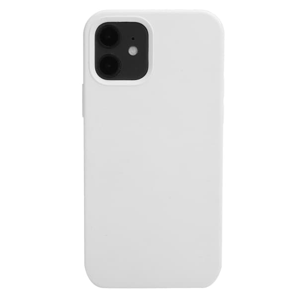 Stötsäkert silikonskal för iPhone 12 Mini Vit
