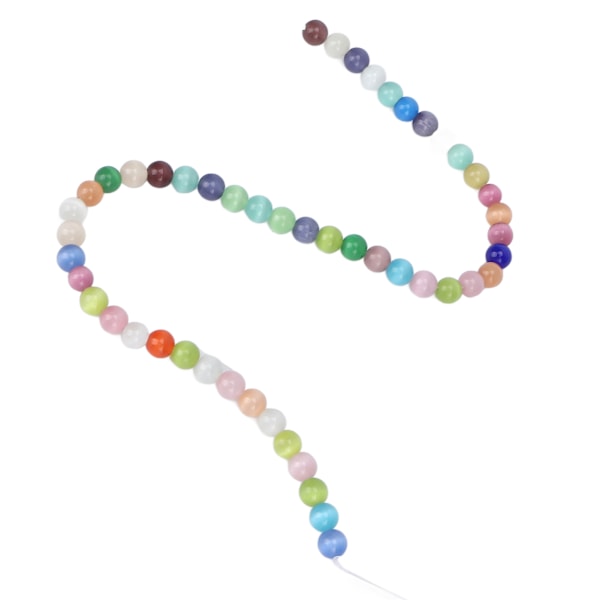 8mm Naturlige Løse Sten Spacer Perler til DIY Smykker - Perfekt til Halskæder, Armbånd og Håndværksprojekter